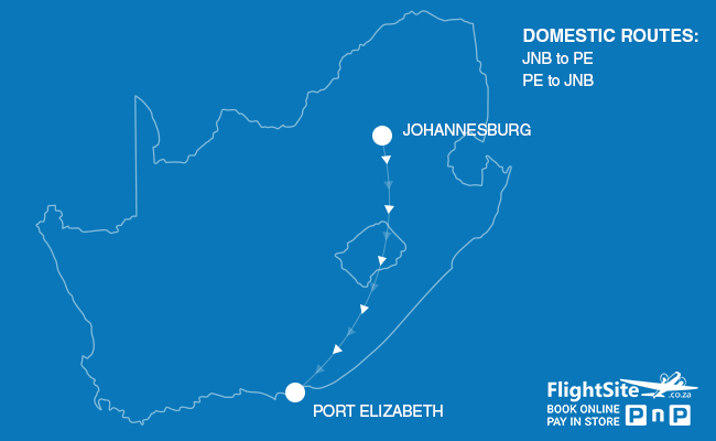 » Flights from Johannesburg to Port Elizabeth